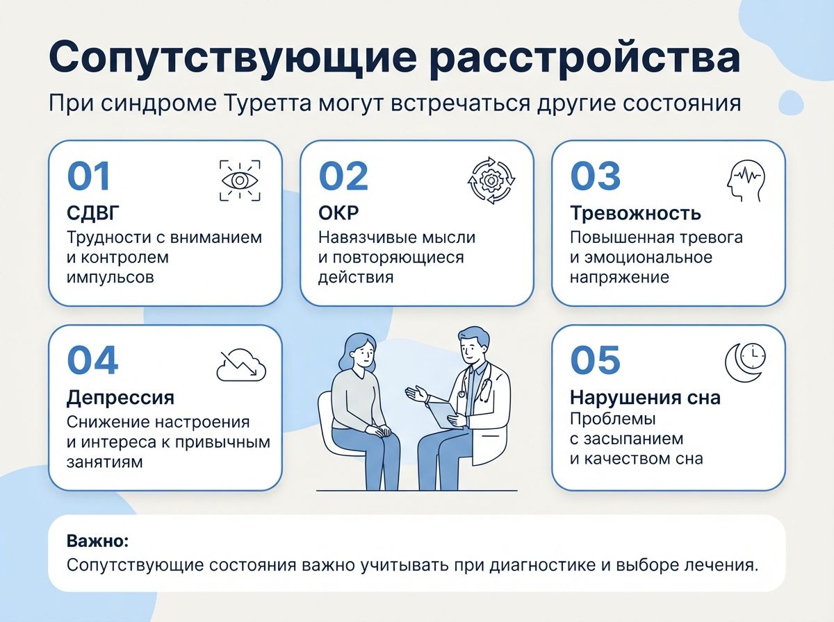 Лечение синдрома Туретта в Ялте инфографика