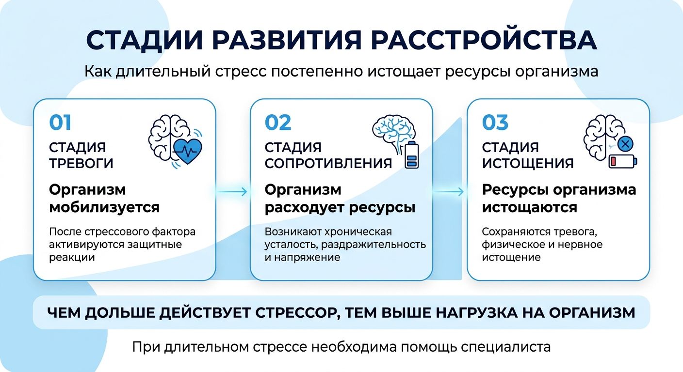 Лечение стресса в Ялте инфографика